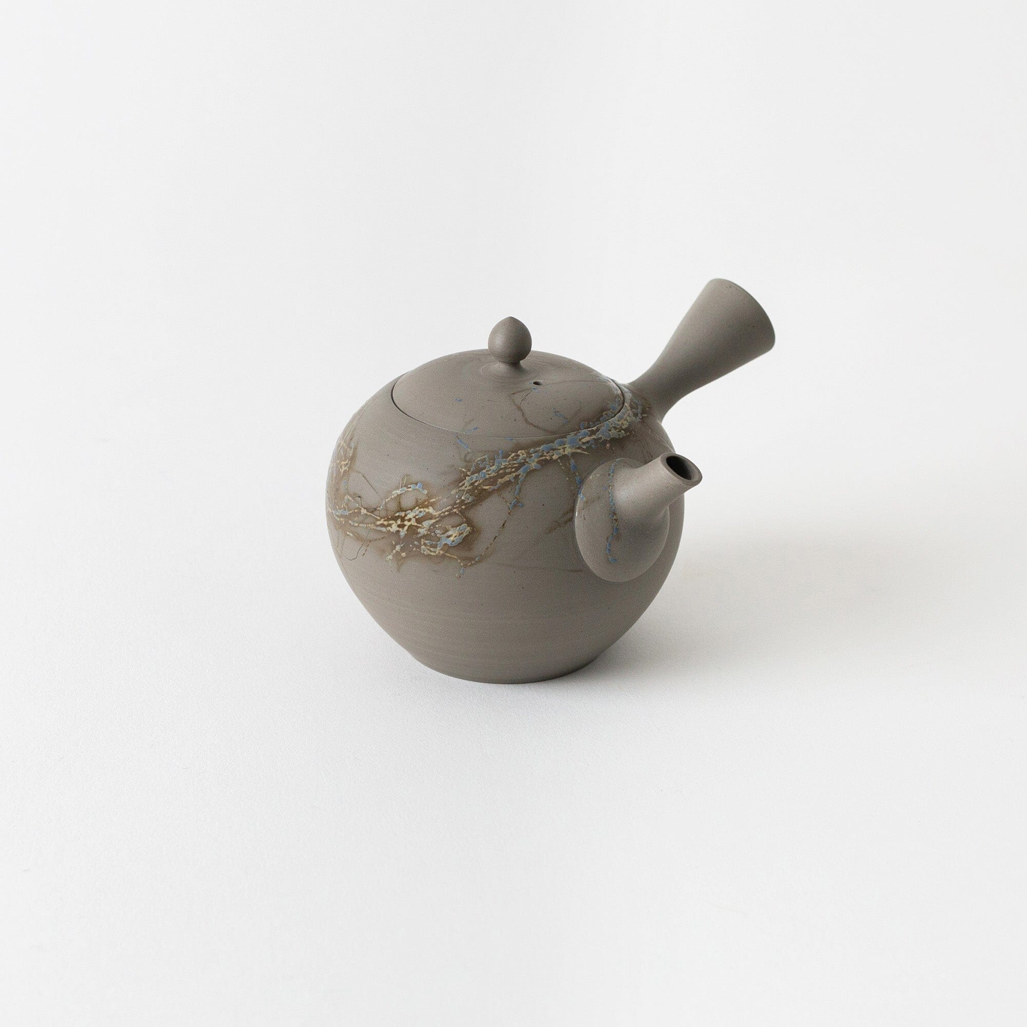 Blue Mogake Tokoname Teapot